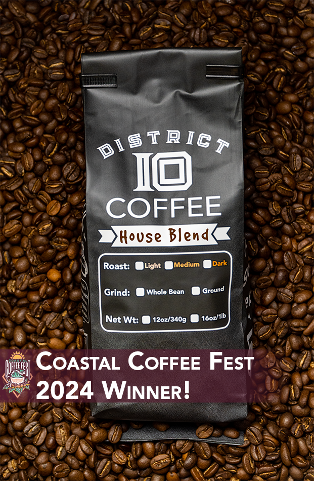 House Blend - 16 oz Ground – District 10 Coffee Roasters